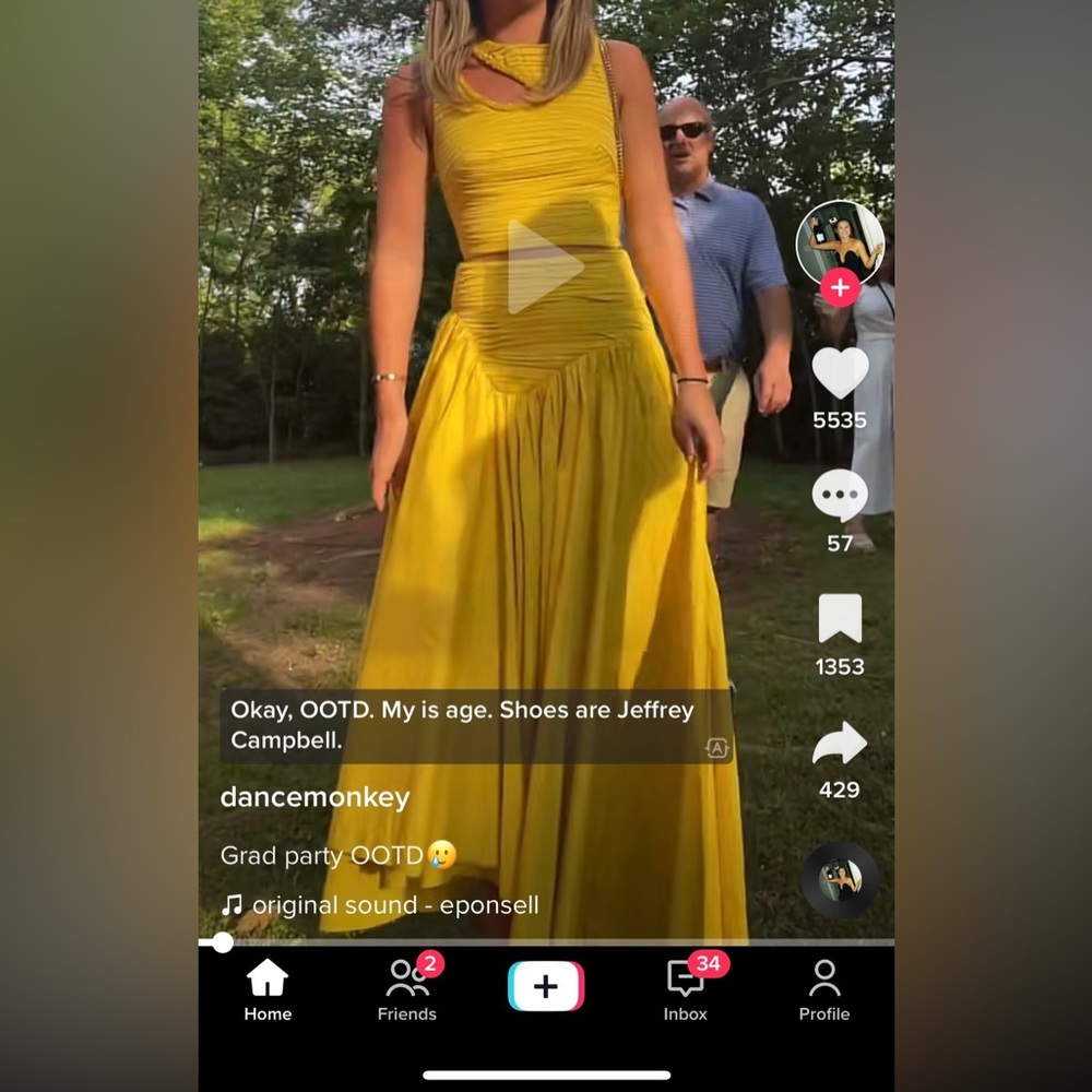 Aje yellow skirt set